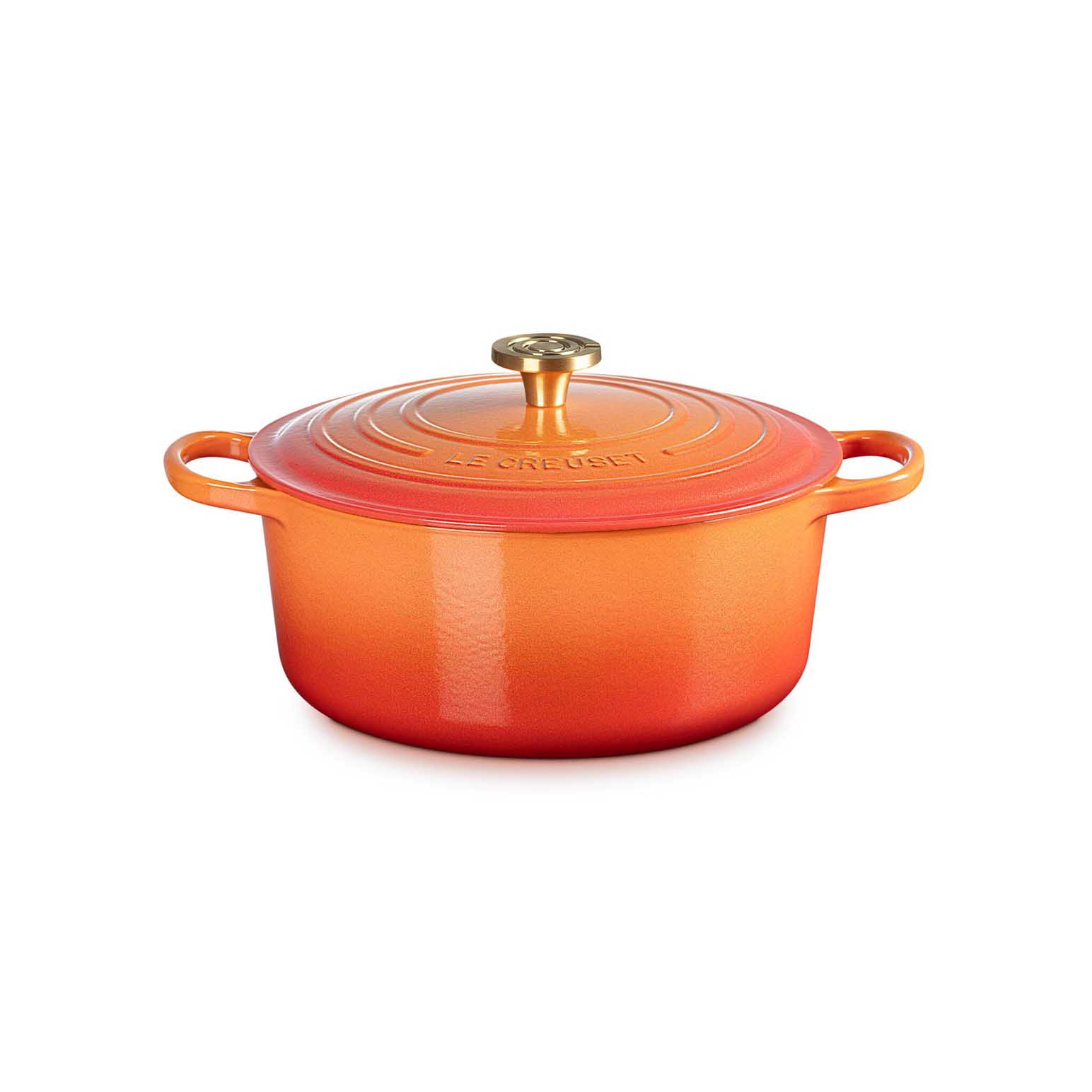 Le Creuset Signature Round Casserole 28cm -  Flamme Doree